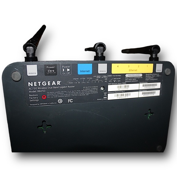 Netgear AC750 Wireless Dual Band Gigabit Router Model R6050 - Picture 4 of 5